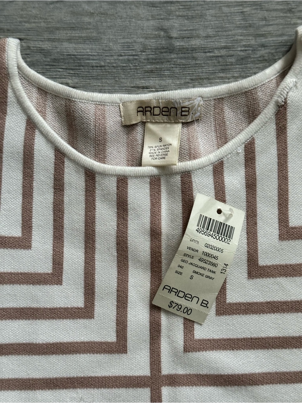 Arden B Geometric Pattern Bodycon Mini Dress - Picture 2 of 5
